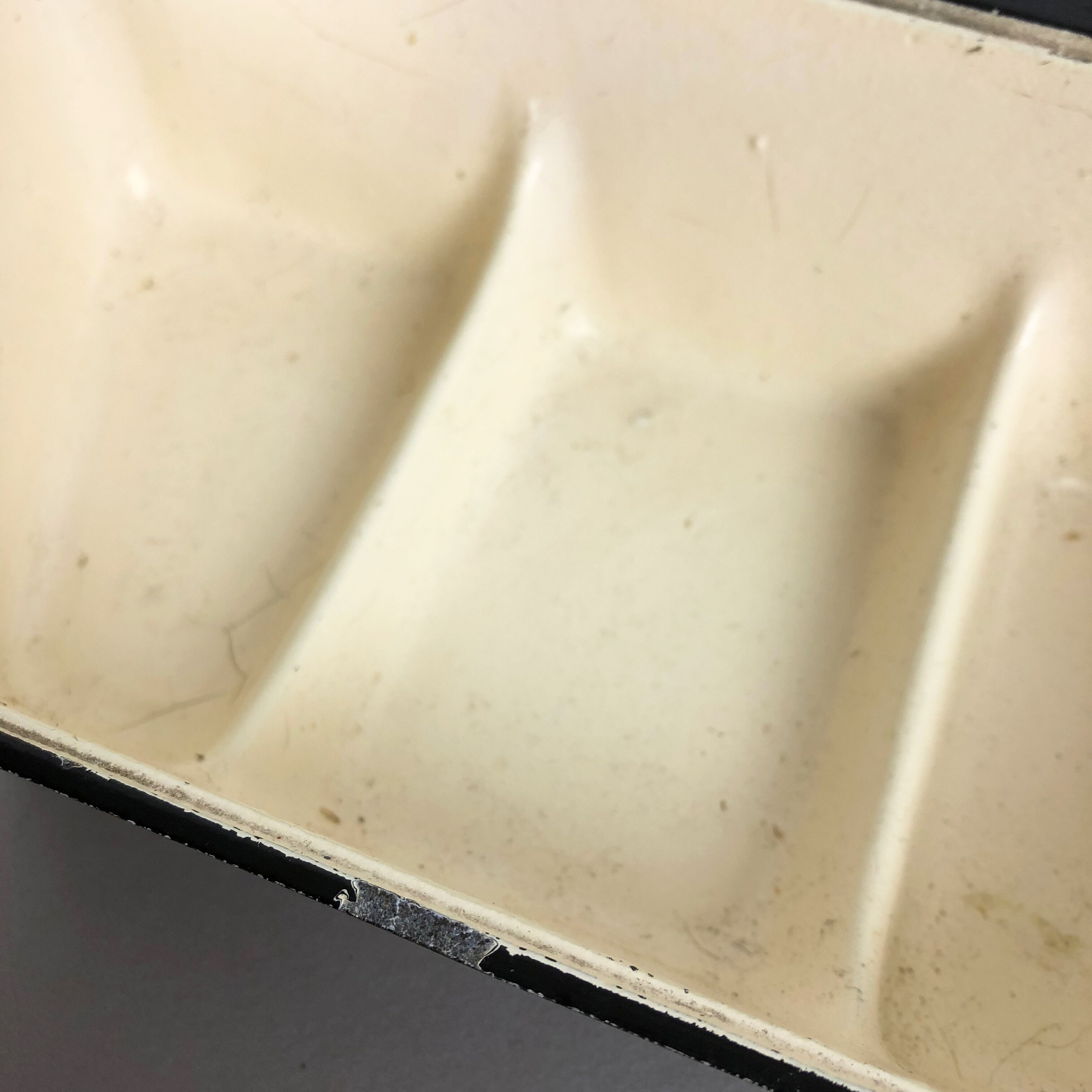 Original midcentury metal brass umbrella stand, Germany, 1950s