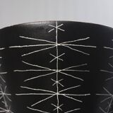 Jean de Lespinasse large vase no. 308 scarified decoration Nice 1950s