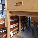 1960s Scandinavian oak entrance furniture