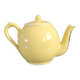 Old yellow porcelain teapot - 0.7L - Ref 890