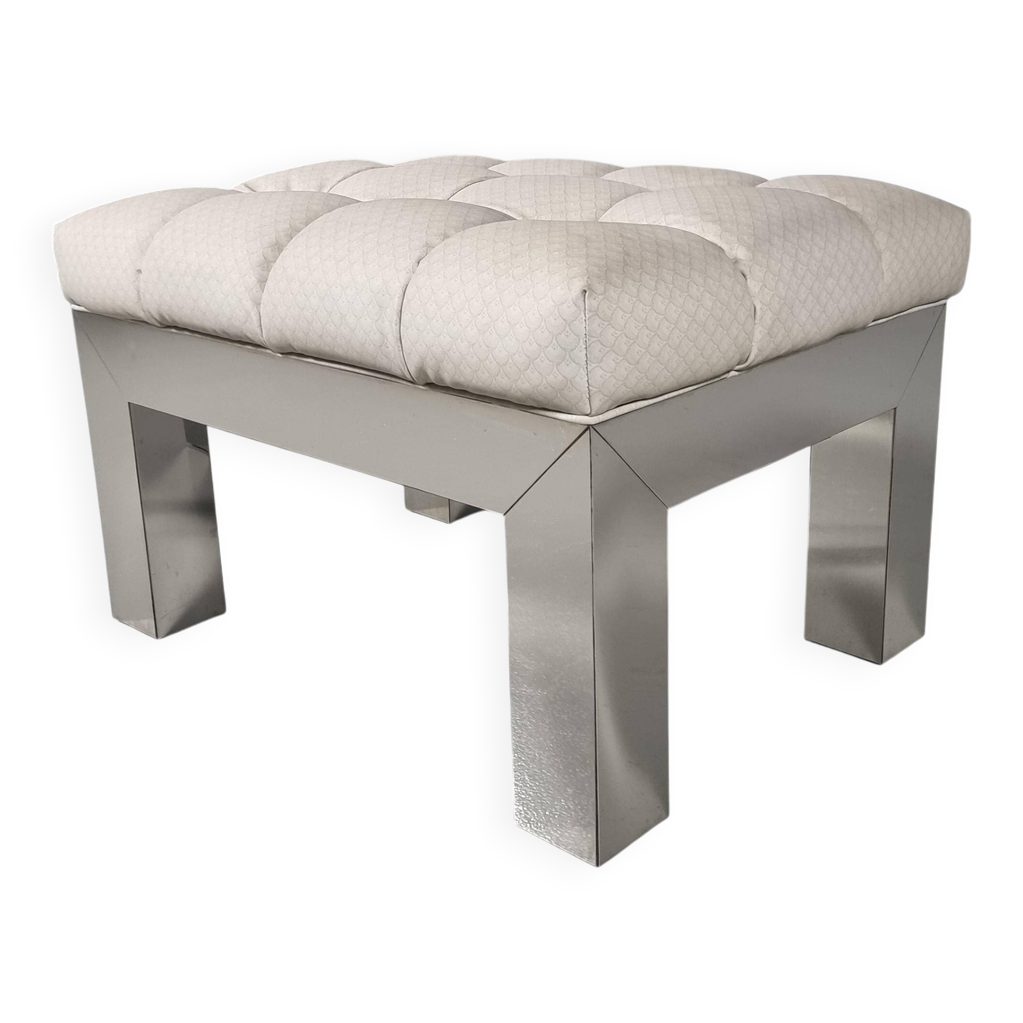 Pouf/stool Cityscape by Paul Evans, 1970