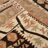 "Tapis Kilim Ancien 100% Laine – Grand Format, Pièce Rare à Motifs Ethnique