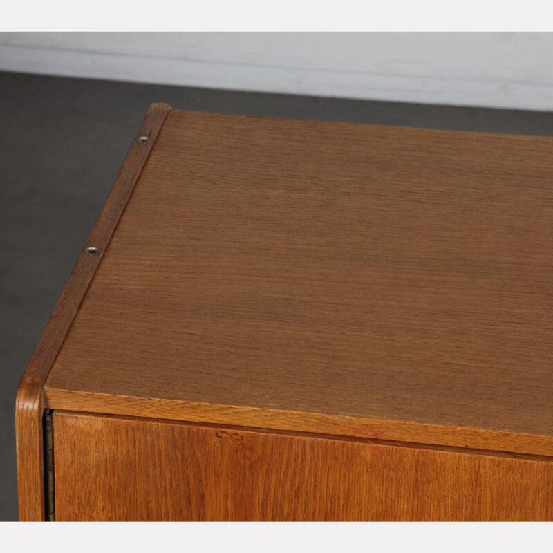 Vintage oak chest of drawers by Jiri Jiroutek, model U458, 1960s