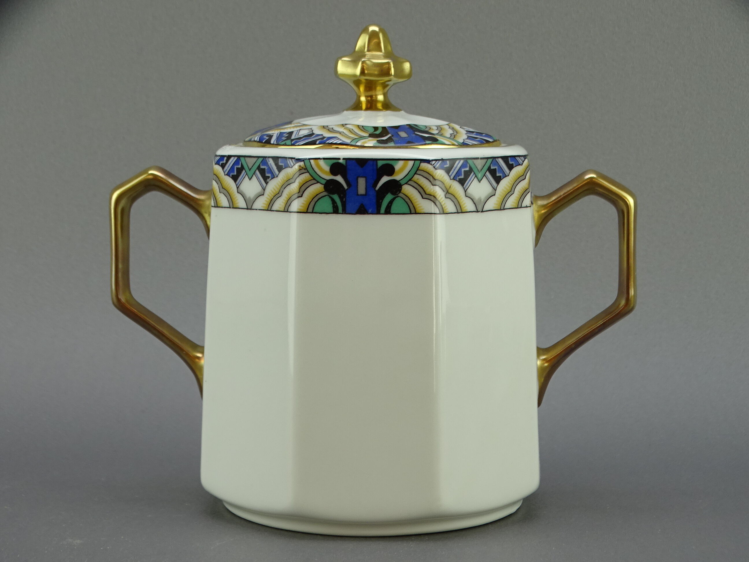 Vintage Limoges porcelain coffee service Atelier Descotte. Redrink . Barranger