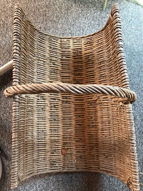 Panier à bûches en osier