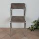 Chrome metal chair