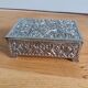 Silver plated jewelry box