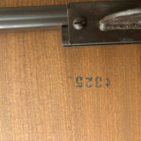 Vintage extendable round dining table Omann Jun