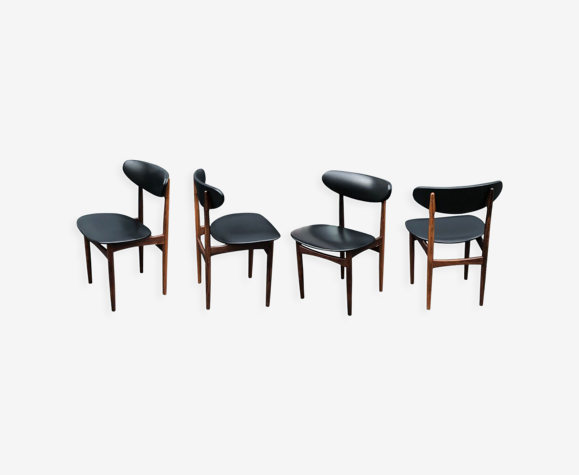 Ensemble de 4 chaises de salle à manger par Scantic Møbelværk