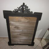 Old mirror with pediment