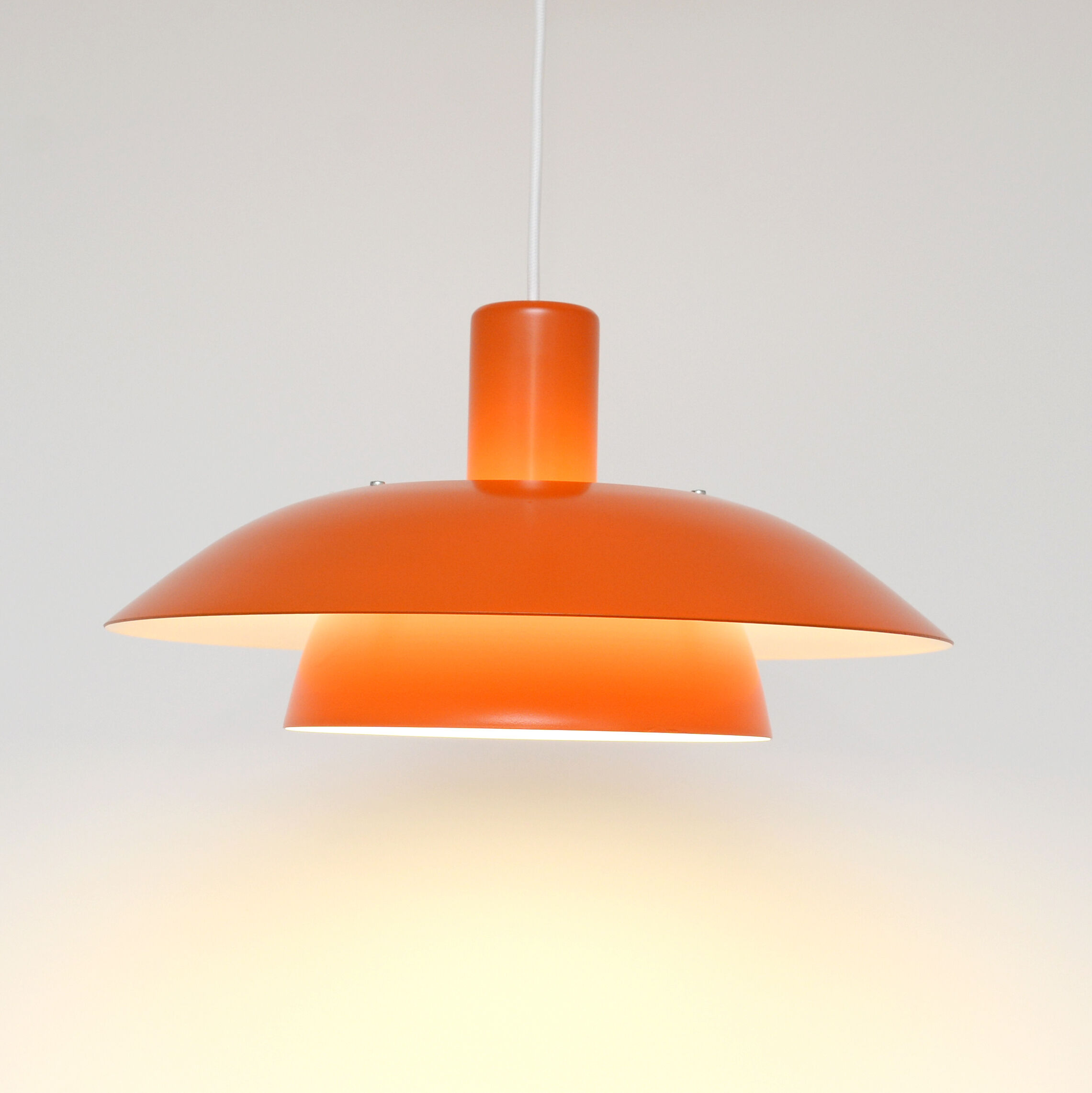 Orange vintage lamp, Denmark 1970s