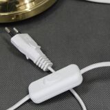 1960s  Pair of Large Brass Table Lamps by MS Belysnin, Denmark