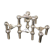 5 Nagel modular candlesticks 1970