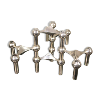 5 Nagel modular candlesticks 1970