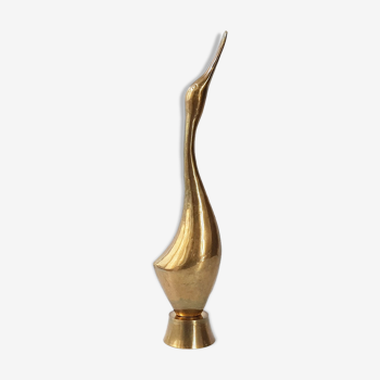 Vintage brass duck