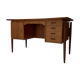 Scandinavian "boomerang" two-sided teak desk Midtjydsk Mobelfabrilk