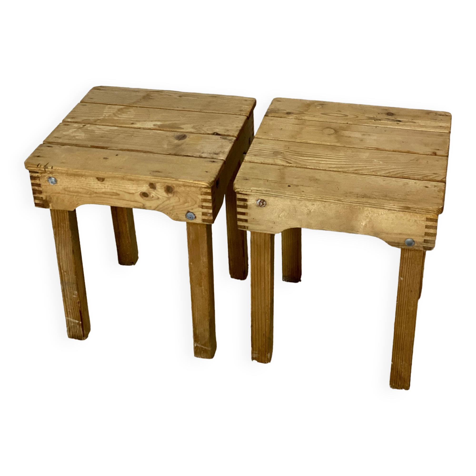 Paire de tabourets