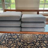 Danish teak three-seater sofa – 1960s