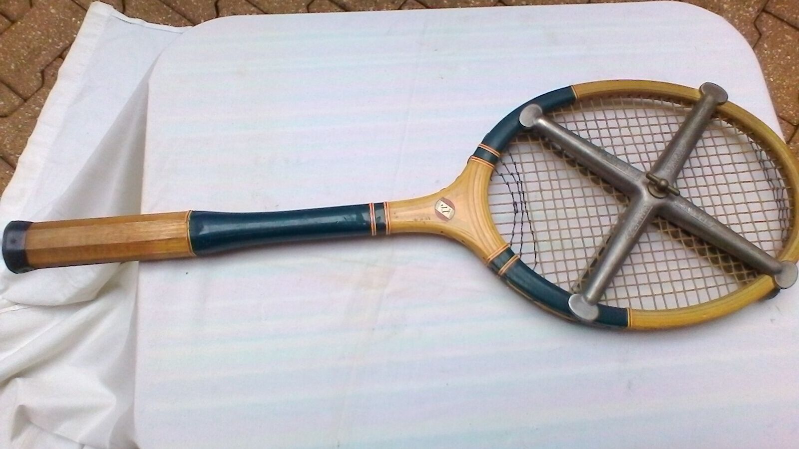 Thevenon vintage wooden tennis racket