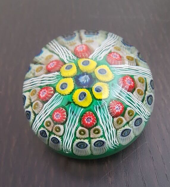 Boule de sulfure presse-papiers ancienne, accessoires bureau ou collections