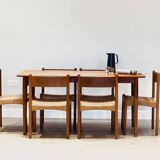 Mid-Century Danish teak extending dining table (Johannes Andersen)