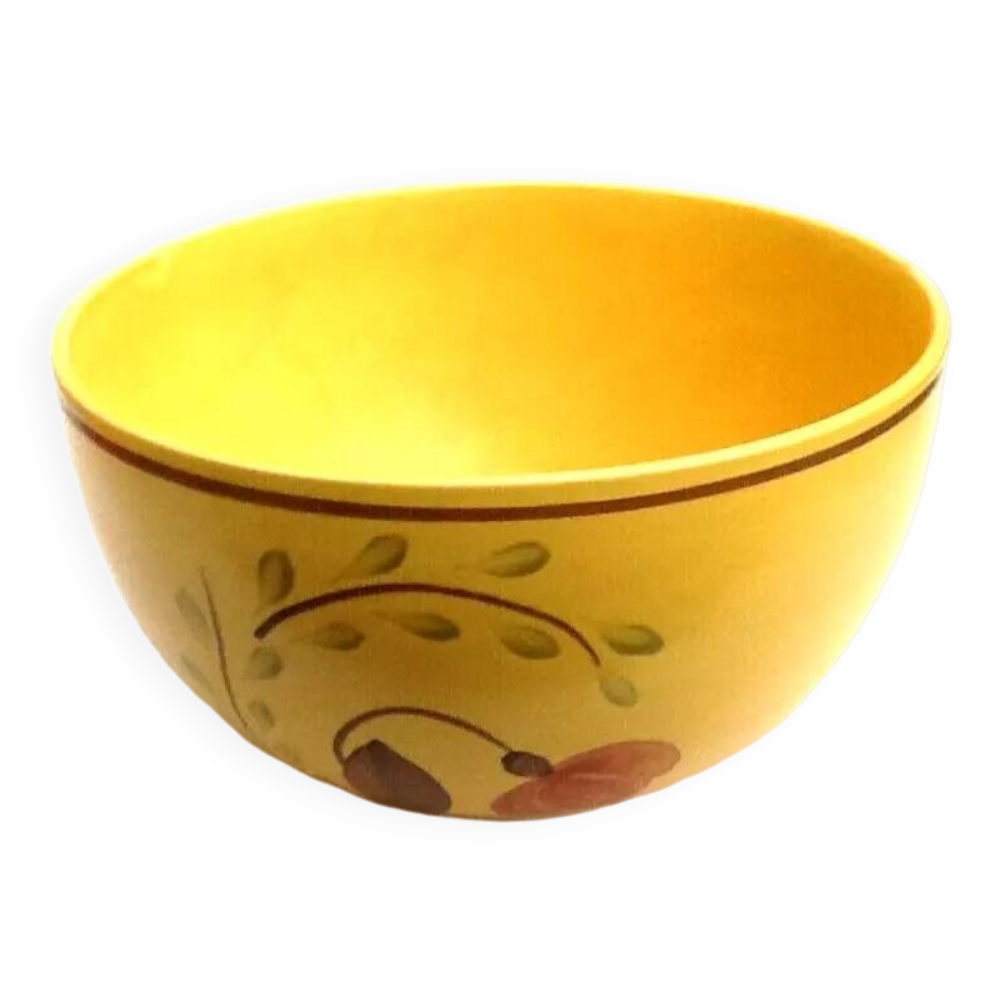 1960s Salad bowl Ateliers du Revernay France (Digoin) Matte stoneware