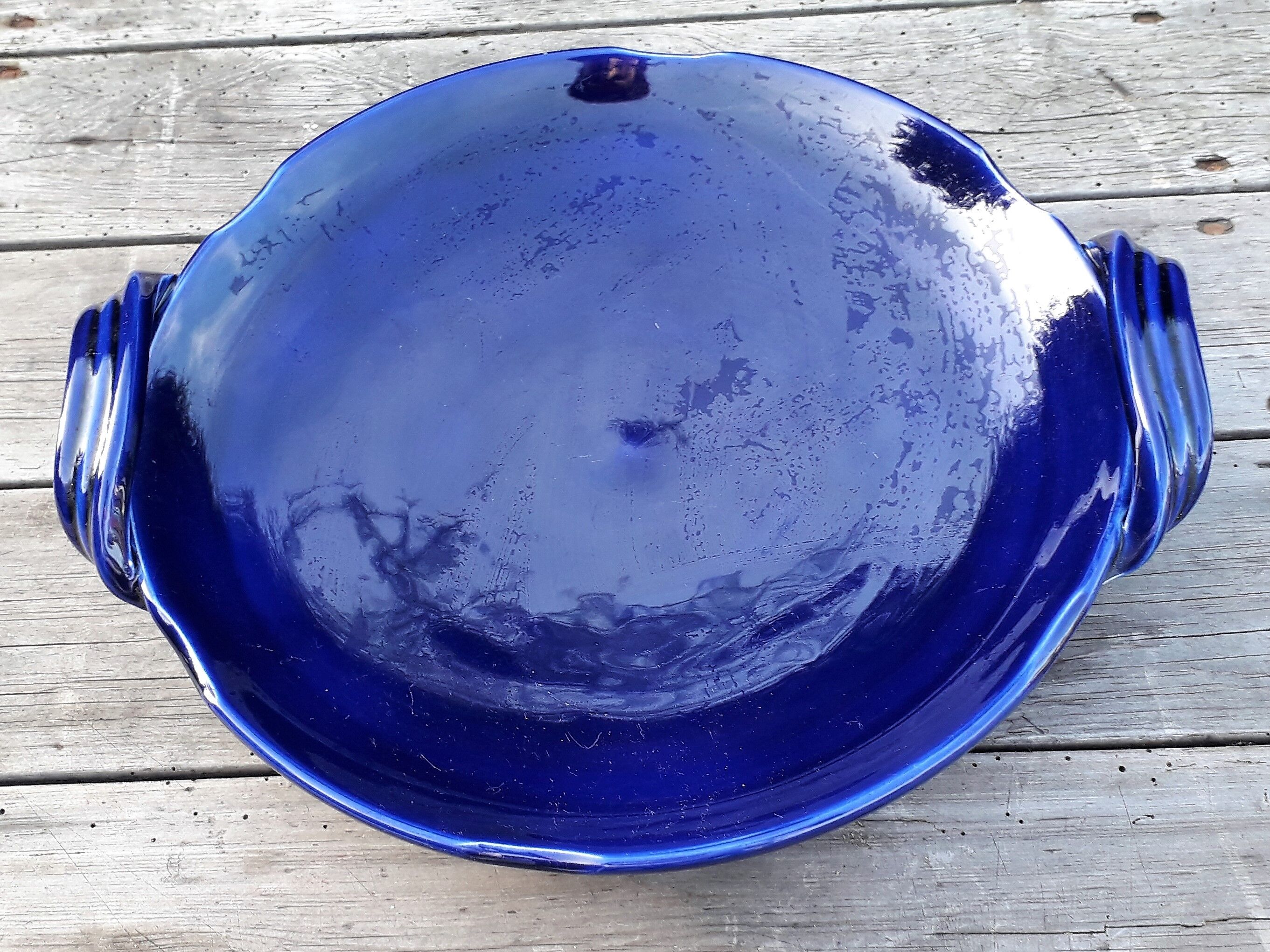 Blue Vallauris dish
