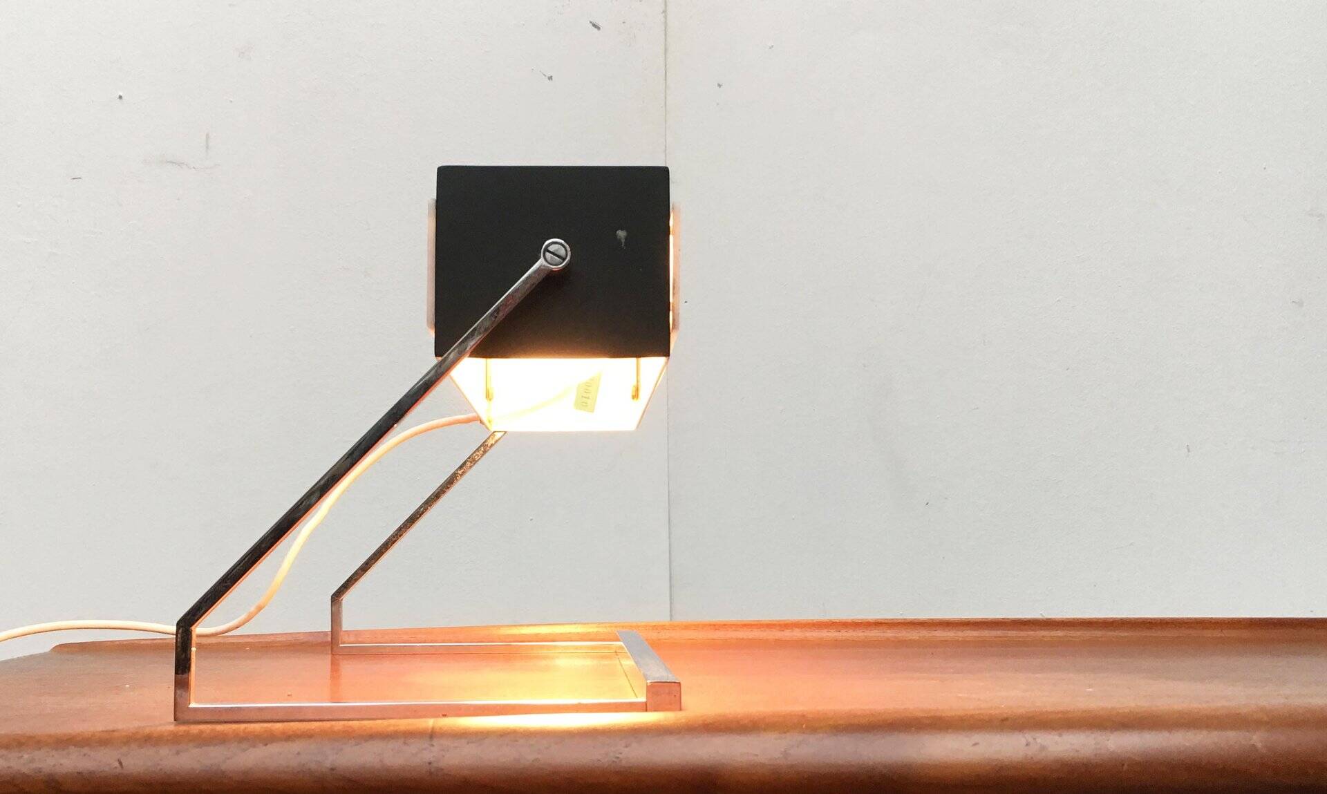 Mid-century German minimalist table lamp by Cosack.