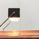Mid-century German minimalist table lamp by Cosack.