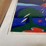 Lithograph 2 "BENT KARL JAKOBSEN".