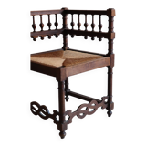 Vintage fireplace corner chair