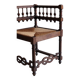 Vintage fireplace corner chair
