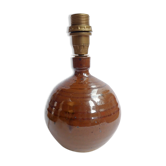 Pied de lampe en grès La Borne Circa 1970