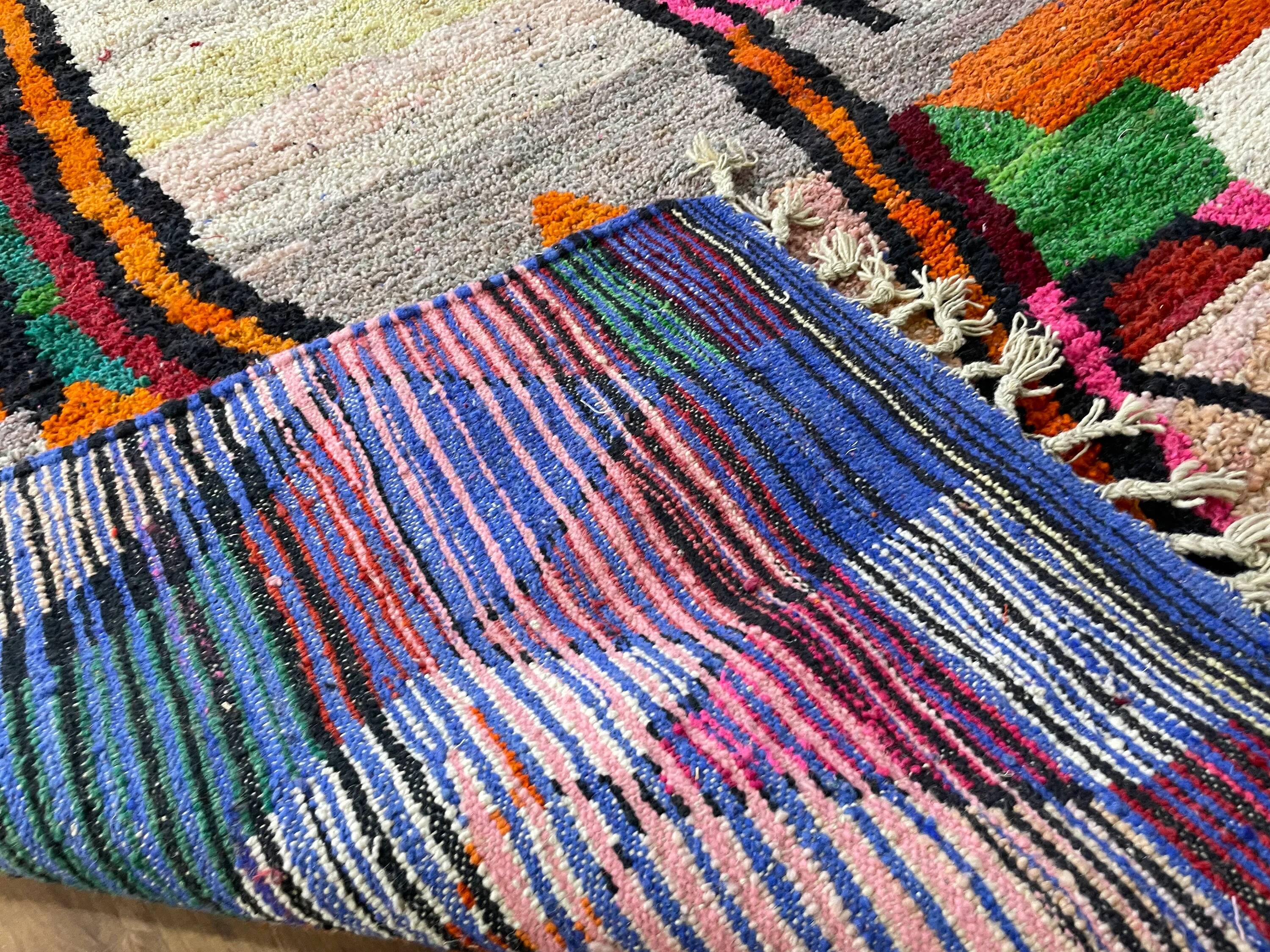 Tapis marocain en laine artisanale 3 x 2 m