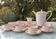 Coffee service x 8 porcelain from Vierzon