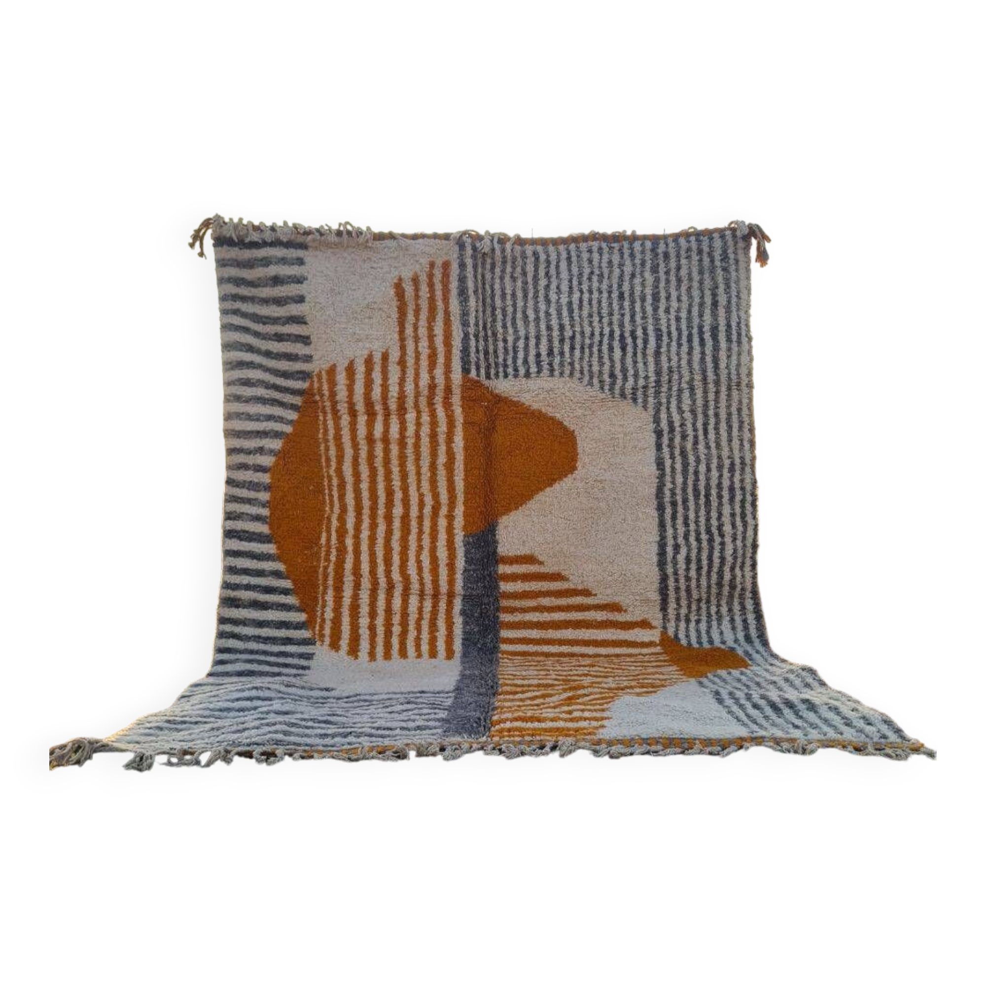 Handmade wool Berber rug 300X200 cm