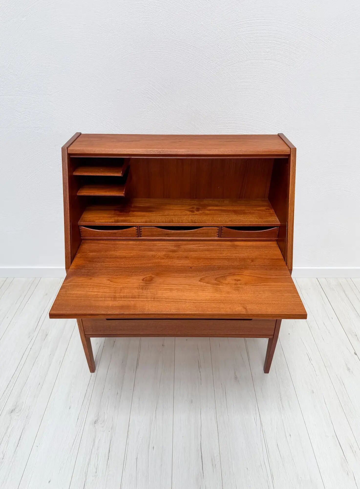 1960s Danish teak secretary desk by Kai Kristiansen for Tørring Møbelfabrik