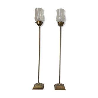 Foot lamp copper rod