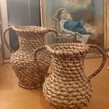 Wicker amphoras