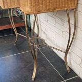 Rattan dressing table