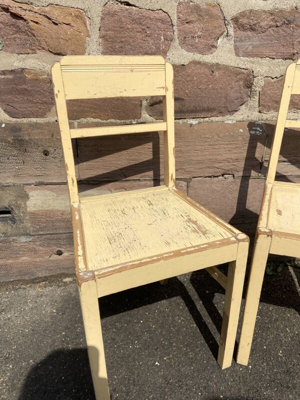 2 chaises 1940-50s