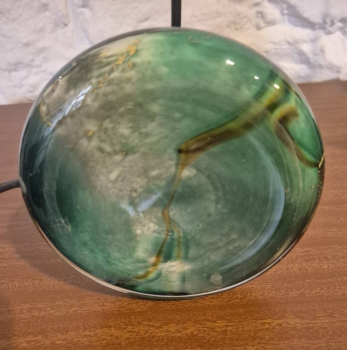 Mushroom lamp in blown glass — Jean-Michel Operto, circa 2000