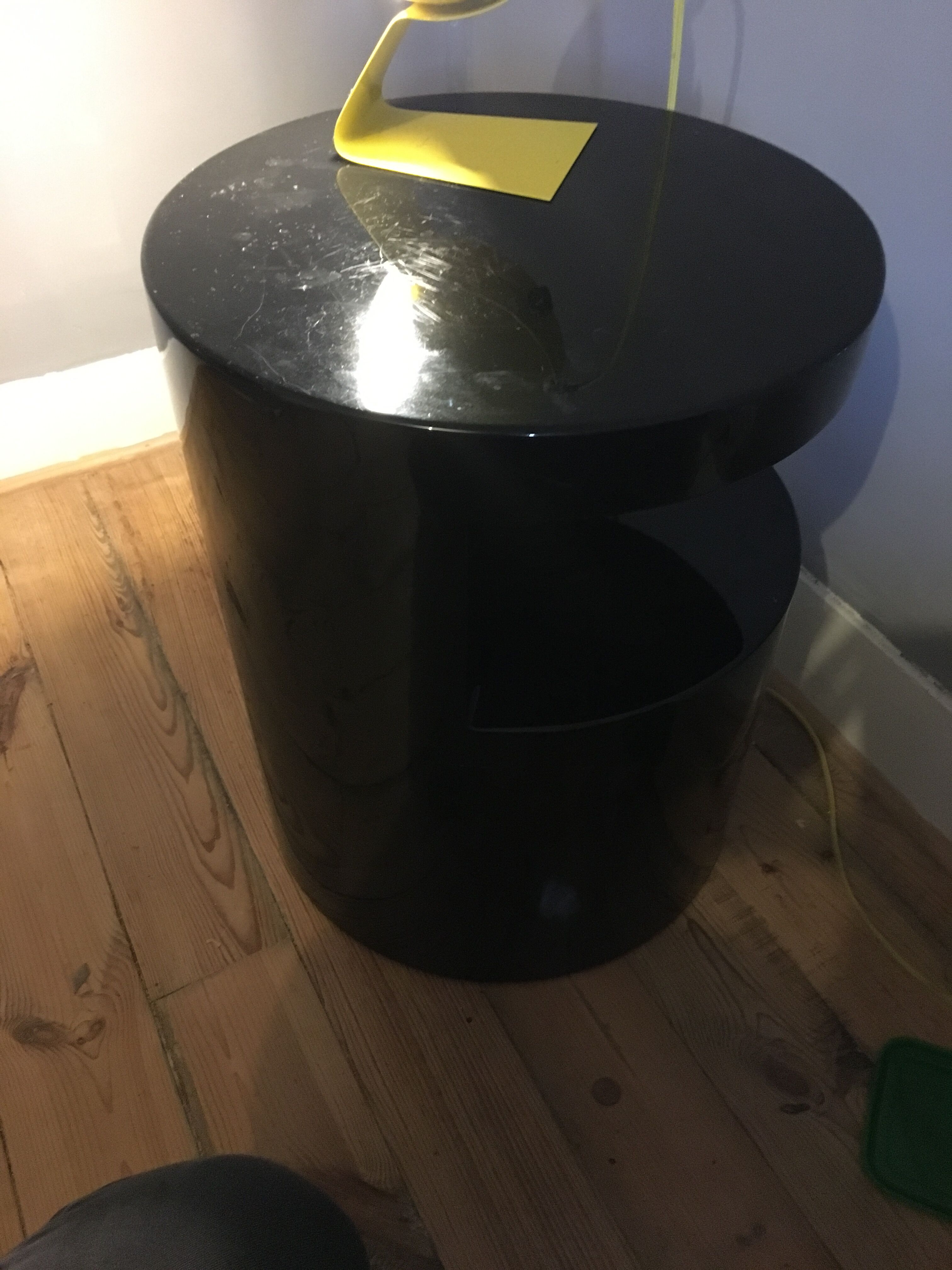 Space age round bedside