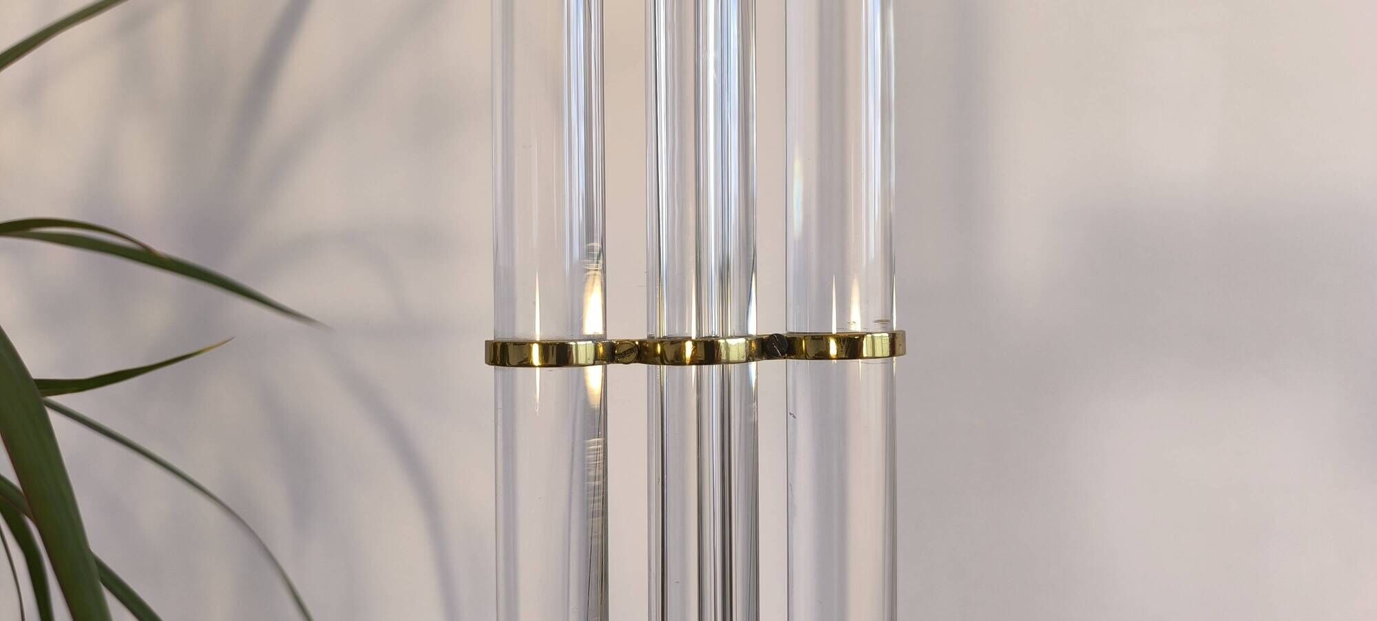 Magnificent and rare german floor lamp signed vereinigte werkstätten