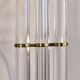 Magnificent and rare german floor lamp signed vereinigte werkstätten