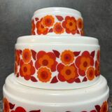 Vintage lotus arcopal salad bowl