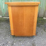 Vintage desk with 5 oak drawers