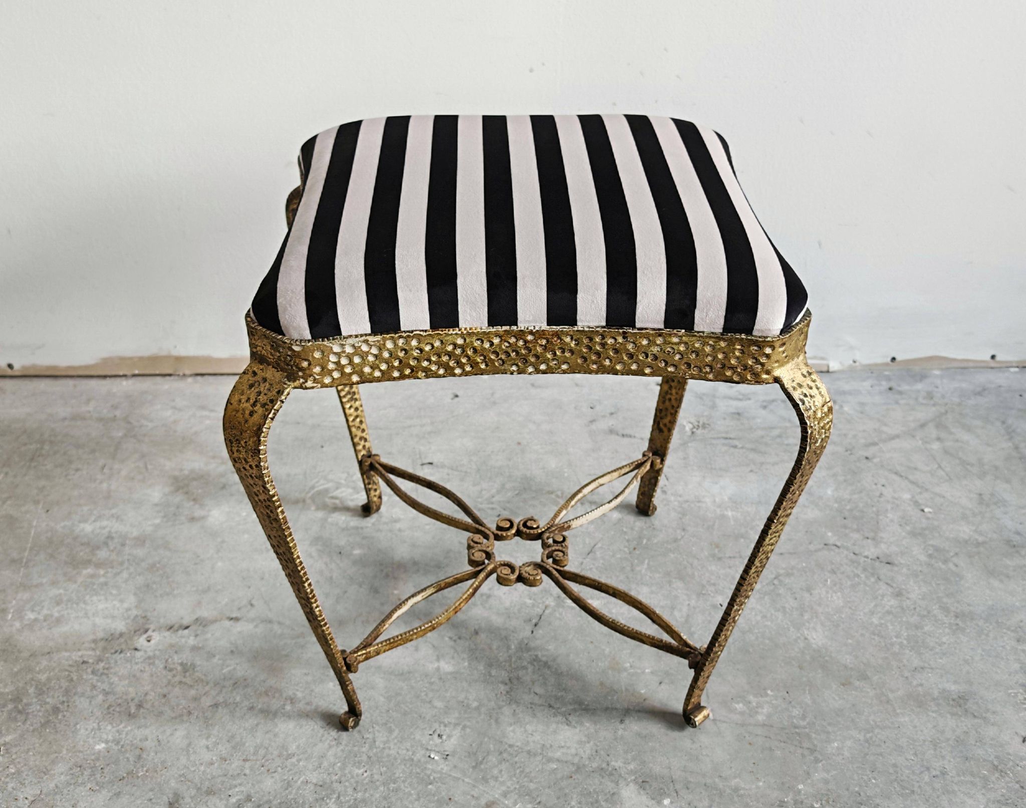 Pair of Mid Century Modern ottomans by Pier Luigi Colli from the 1950s.