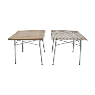 Vintage camping tables