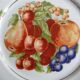 6 Fruit decorated plates Pillivyt France